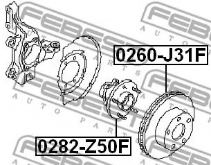 FEBEST 0282-Z50F Wheel Hub